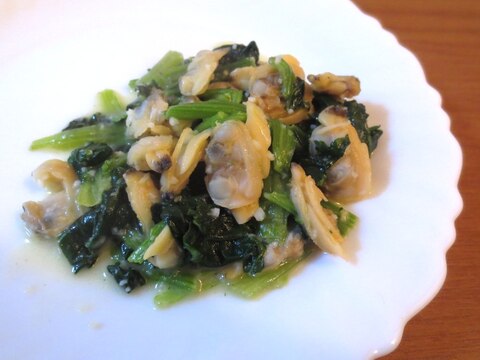 あさりとほうれん草のガーリックバターソテー レシピ 作り方 By A S A P 楽天レシピ